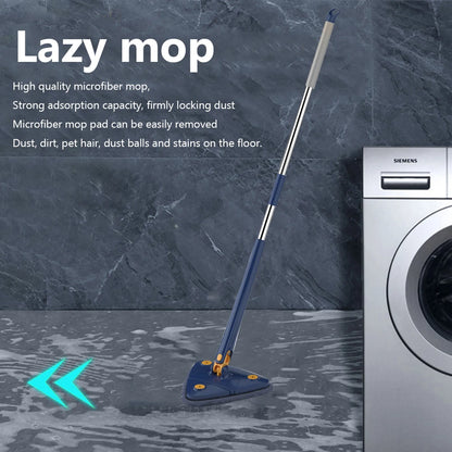 Practical Deep Cleaning Mop 360 Rotatable Multipurpose Squeeze Floor Mop Water Absorption Wet and Dry for Home Wall Car Kitchen