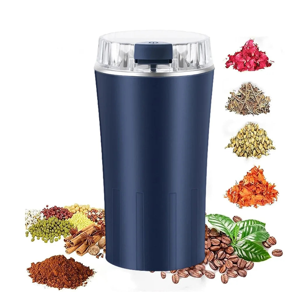 Electric Grinder One Touch Coffee Grinder Small Portable Grinder Coffee Bean Grinder Herb Spice Grinder for Spices Nuts